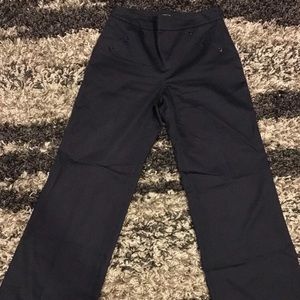 Evan Picone Career Pants Navy Nautical Buttons